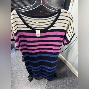 Loft striped sweater dress xs // 101810